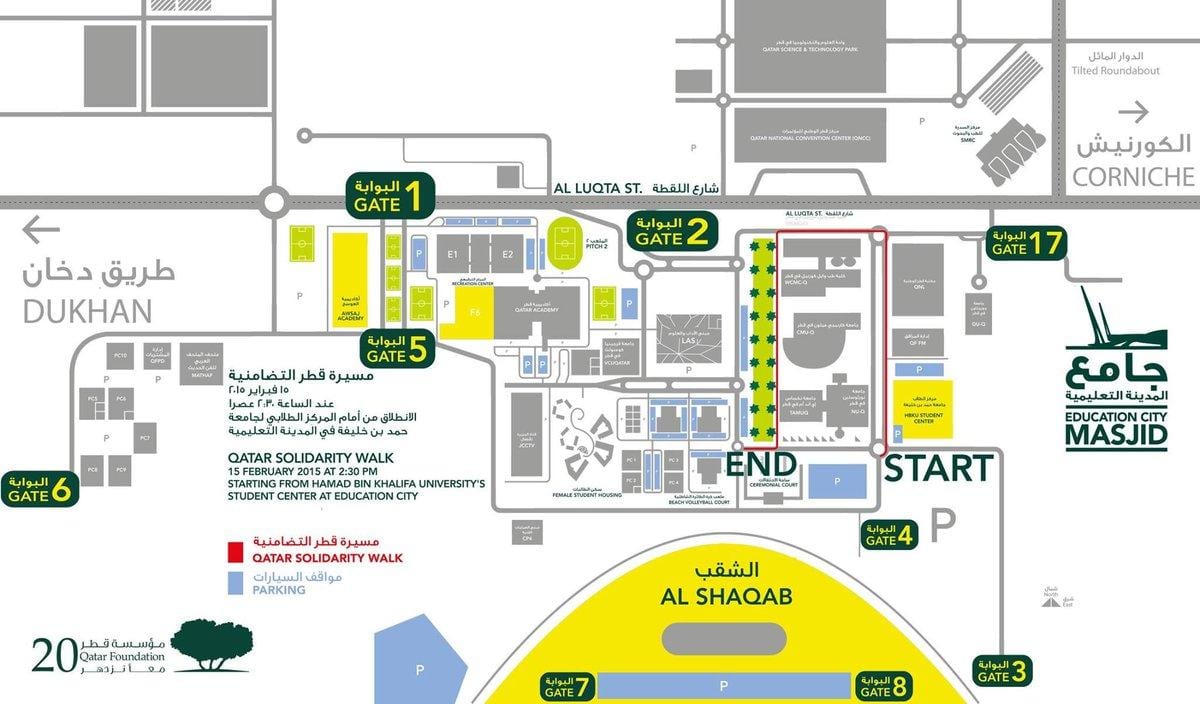 Mapa fundacja Kataru