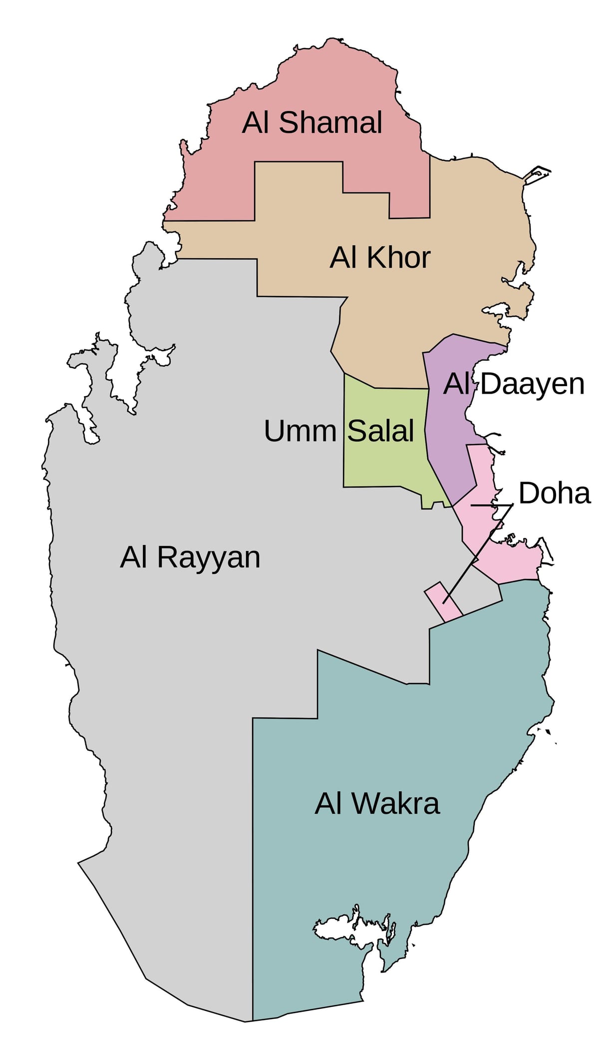 Mapa gminy Kataru