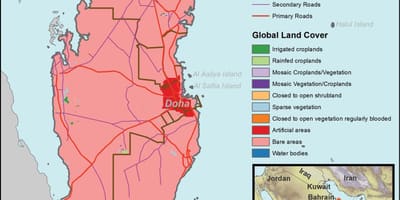 Mapa Kataru klimatu