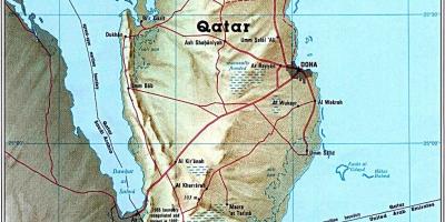 Mapa Kataru drodze 