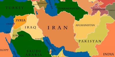 Mapa Ad-Dauha, Katar, Bliski Wschód